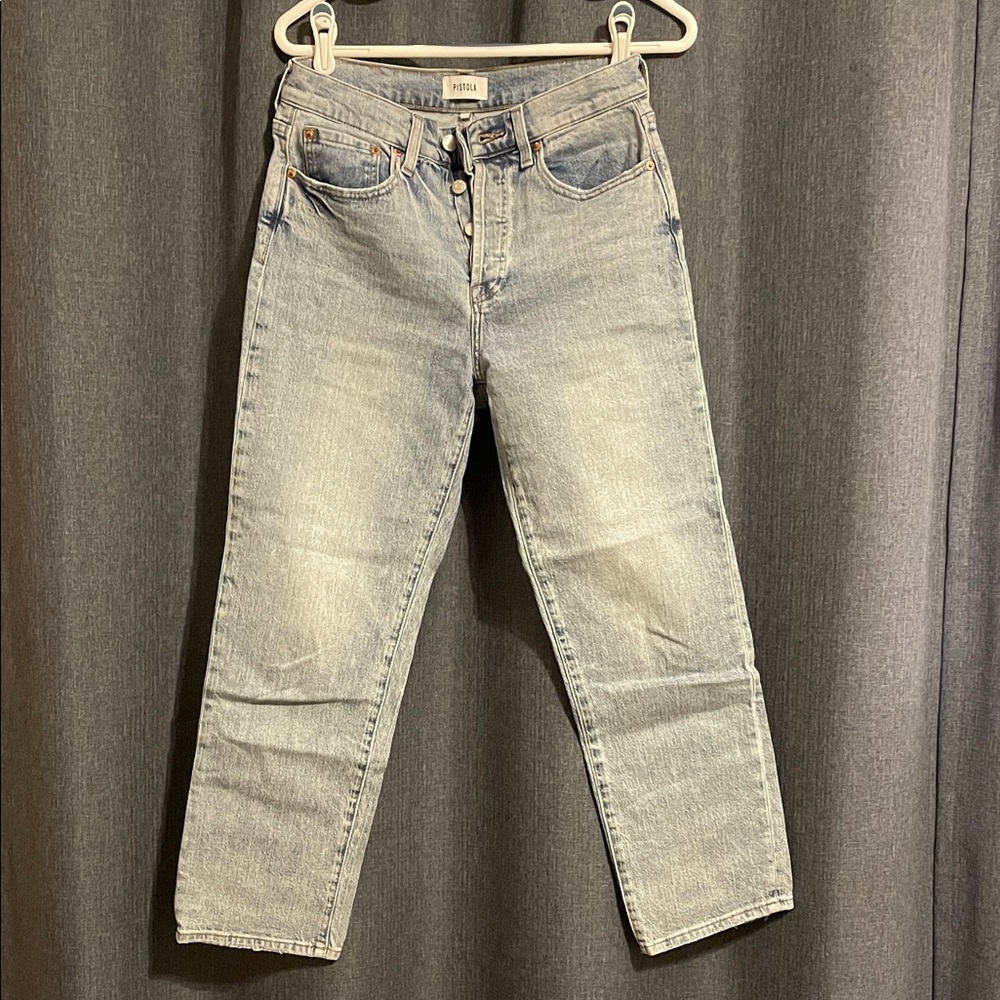 Pistola Light Blue Ankle & Cropped Jeans